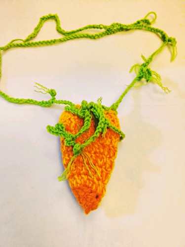 Handmade crocheted carrot - handmade,