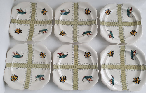 Vintage sandland ware set 6 - sandland,