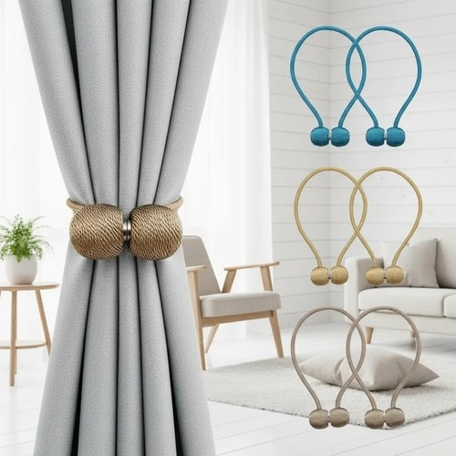 Strong magnetic curtain tie - curtain,