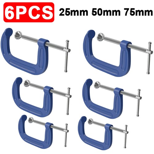6pcs clamp set strong screw - 6pcs, g-clamp