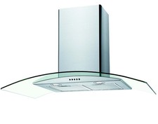 60 cm Curved Glass Chimney