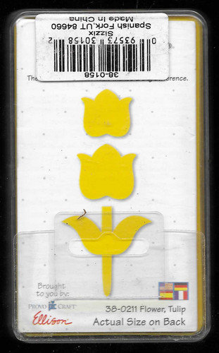 Sizzix originals tulip cutting - tulip,