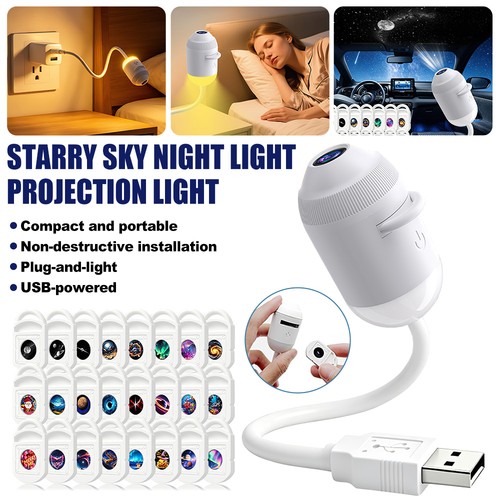 2in1 galaxy projector night - galaxy,