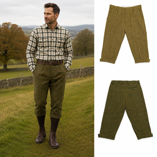 Men game ascot tweed breeks - tweed,