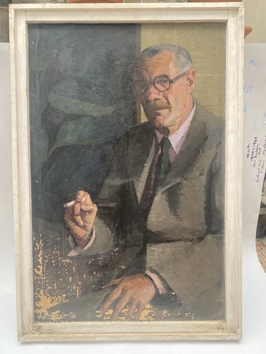 Antique oil painting large - antique,
