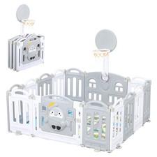 Foldable Panels Baby Playpen