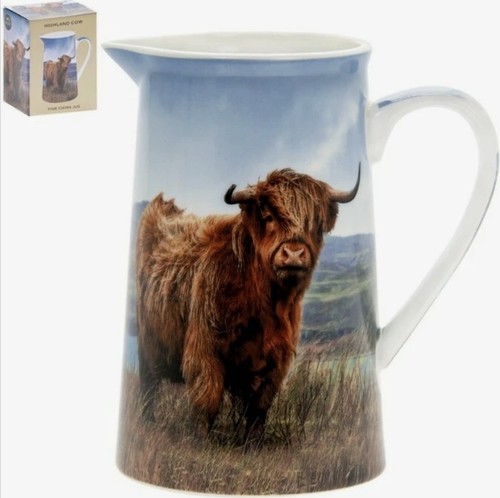 China milk jug 15cm highland - milk,