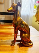 Vintage Brass Greyhound