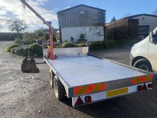 Flatbed Goods Trailer With