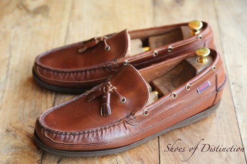 Sebago brown leather tasselled - brown,
