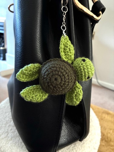 Handmade crocheted small green - handmade,