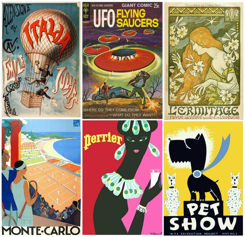 Advertising vintage posters - advertising,