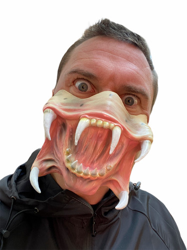 Alien predator mask half face - predator,