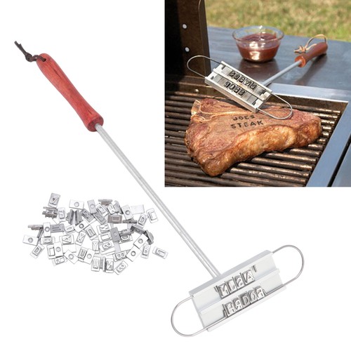 Bbq branding iron english - bbq,