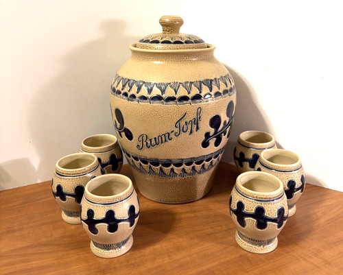 Vtg german stoneware - stoneware, wassail