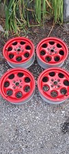 Mini Pepper Pot 15 Inch Wheels Hand Painted Red