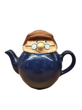 Vtg Tetly Tea Folk Tea Pot The