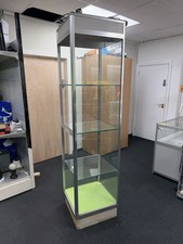 Tall Slimline Glass Display