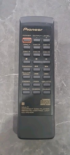 Pioneer pd105 remote - pioneer,