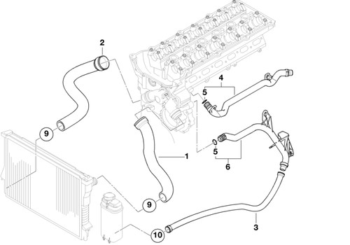 Bmw genuine engine cooling - engine,