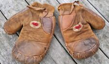 Antique Vintage Leather Boxing Gloves