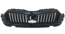 SKODA OCTAVIA vRS MK4 NX 2020-ON FRONT BUMPER RADIATOR GRILL GRILLE in BLACK #3