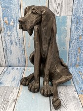 Cold Cast Bronze Dog-Sidney-Paul Jenkins-Frith Sculpture S124-Free UK Postage