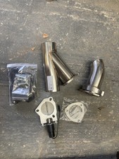 Stainless Steel 3in Exhaust Pipe - Comes out the side of car NEW