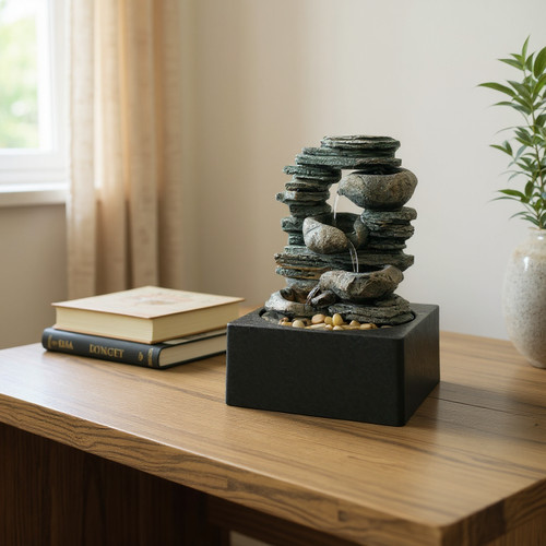Water fountain feature indoor - fountain,
