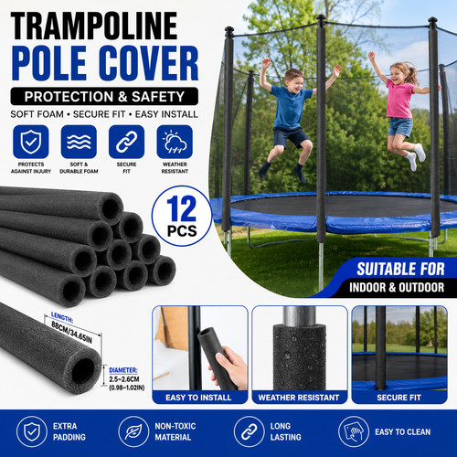 6pcs 12pcs trampoline pole - 6pcs/12pcs,