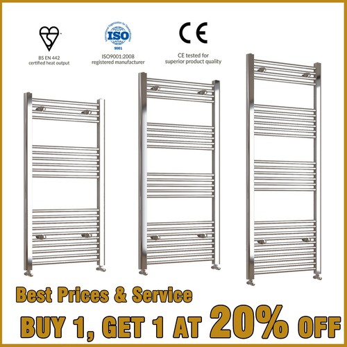 Bathroom straight heated towel - heated,