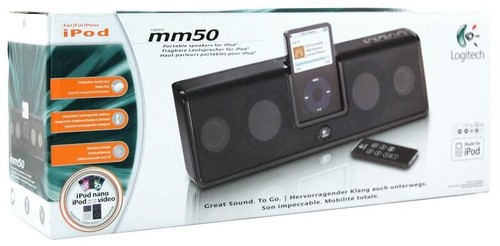 Logitech mm50 portable ipod - logitech,