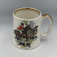 Sheriden Finest Earthenware Hunting Scene Tankard Mug