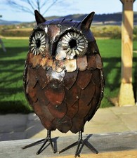 Metal Owl Garden Ornament