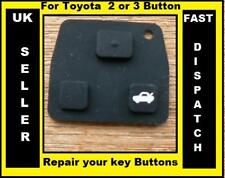 Toyota Remote Key Fob 2 / 3 Button Rubber Key Pad for Avensis Corolla Rav4 Yaris