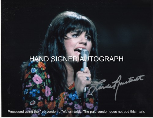 Linda ronstadt autographed - autographed, 8