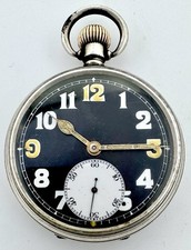 Rolex WW1 Era ‘1913’ Rare Collectors Military Pocket Watch, Gloss Dial, Serviced