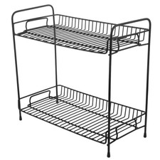  Metal Shelving Unit Kitchen Vegetable Storage Rack Wrought Iron Shelf
