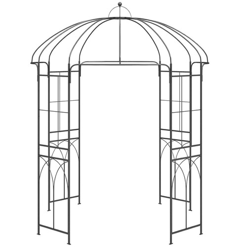 Metal garden rose arch trellis - garden,