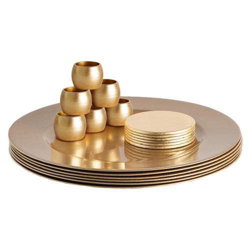 Piece metallic charger - metallic,