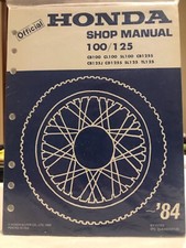 OEM Honda Service Shop Manual CB100 CL100 SL100 CB125 CD125S SL125 TL125 6110703