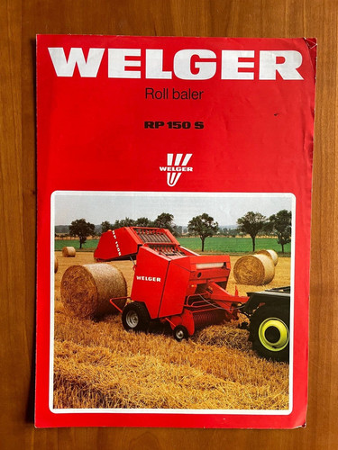 Welger roll baler rp150s - roll,