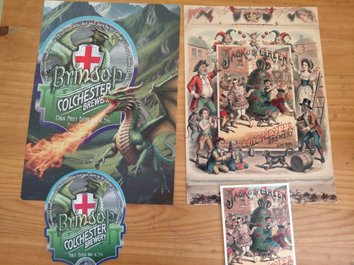 Colchester brewery posters - colchester, &