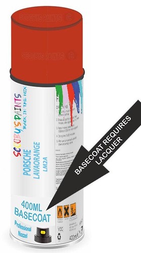 Basecoat aerosol for porsche - basecoat,