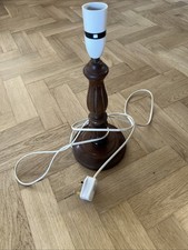 Wooden turned Lamp Base With A