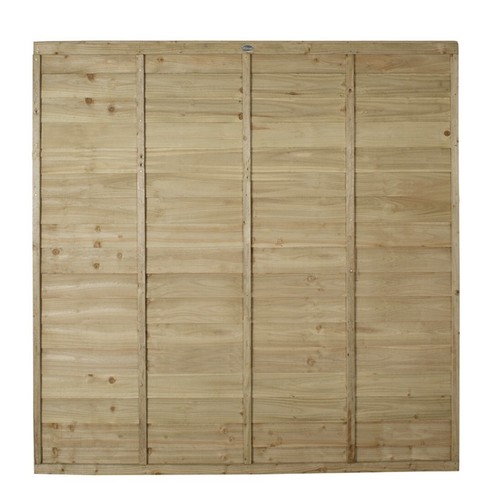 6ft superlap fence panel - superlap,