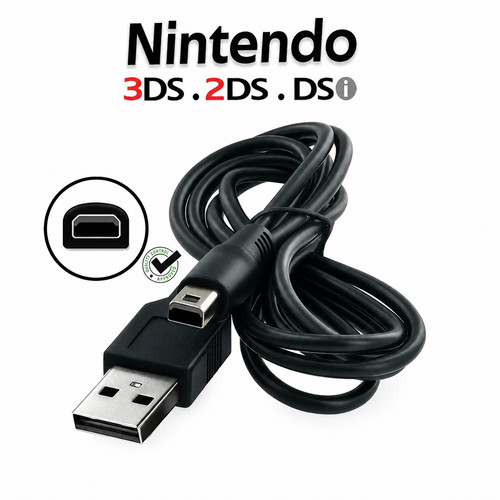 Nintendo usb charger cable - charger, for