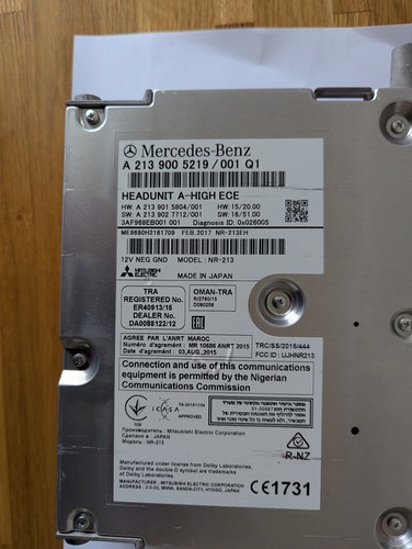 Mercedes comand ntg5 - mercedes, ntg5.5