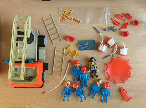 Vintage playmobil fire engine - vintage,
