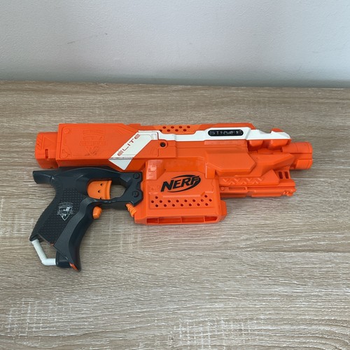 Orange nerf stryfe - blaster, gun